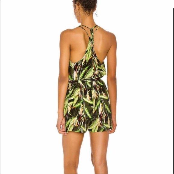 *NWT* BCBGMAXAZRIA Bird Of Paradise Romper - Size XS - Picture 2 of 5